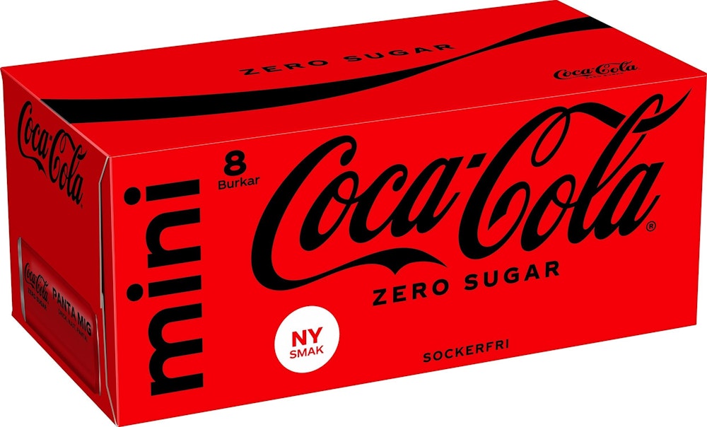 Coca-Cola Zero Sugar Miniburk 8x15cl