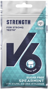 V6 Strong Teeth Flour Spearmint 30g V6