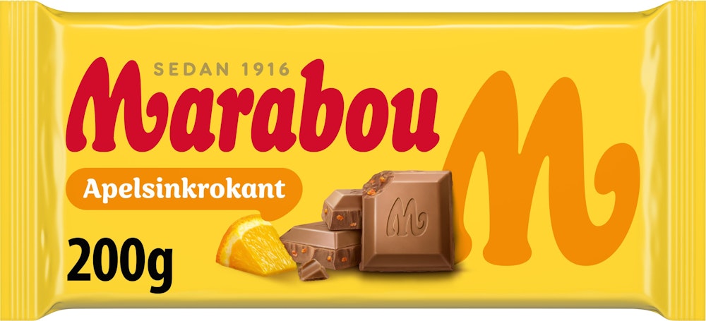 Marabou Chokladkaka Apelsinkrokant