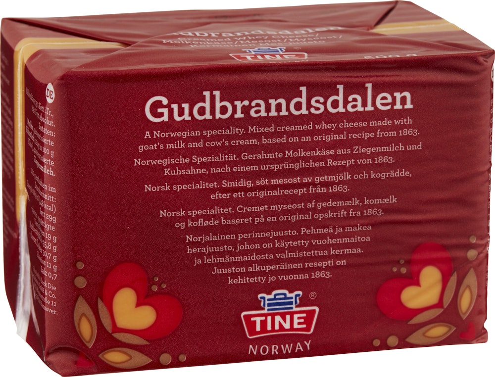 Tine Mesost Norsk Gudbrandsdalen 500g Tine