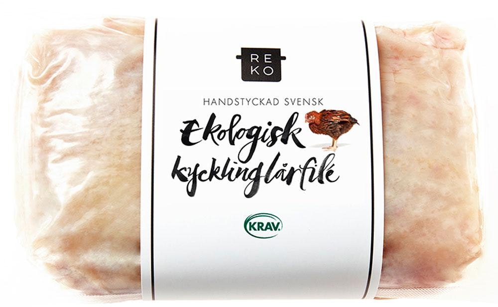 Reko Kycklinglårfilé EKO/KRAV Fryst ca 350g Reko
