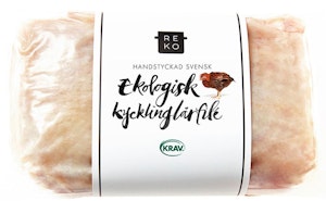 Reko Kycklinglårfilé EKO/KRAV Fryst ca 350g Reko