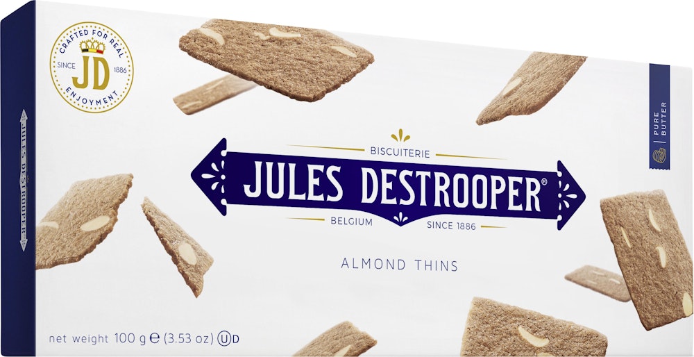 Jules Destrooper Mandelkakor Almond Thins 100g Jules Destrooper