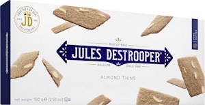 Jules Destrooper Mandelkakor Almond Thins 100g Jules Destrooper