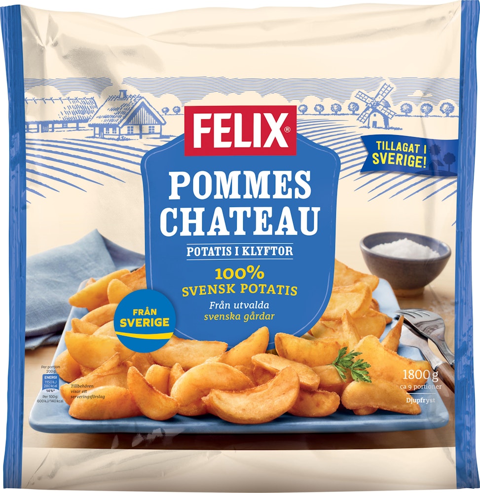 Felix Pommes Chateau Fryst Felix