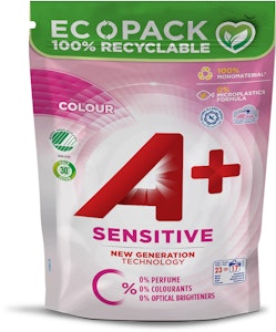 A+ Flytande Tvättmedel Sensitive Color Refill 920ml A+