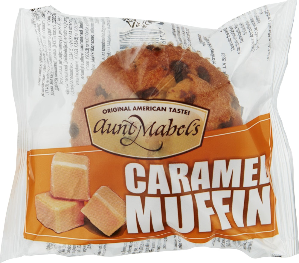 United Bakeries Muffin Caramel Fryst AuntMabel