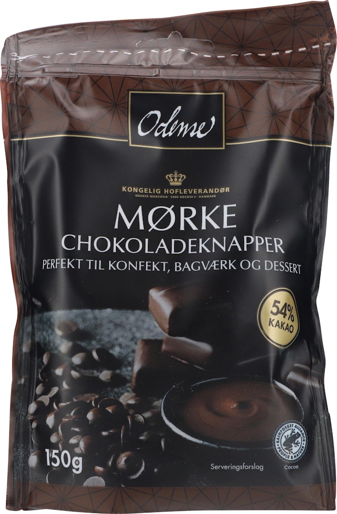 Odense Mörka Chokladknappar 150g Odense