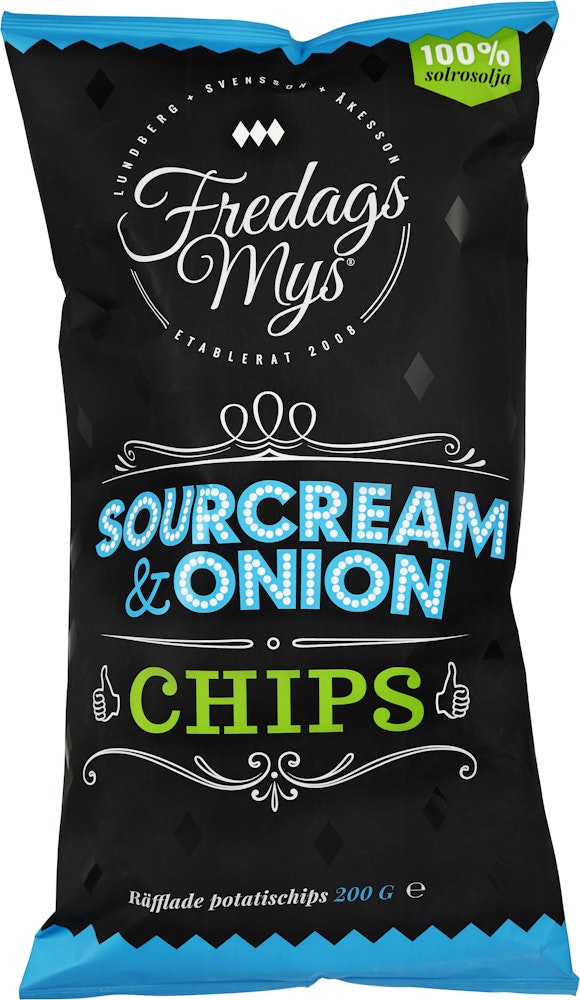 Fredagsmys Sourcream & Onion Chips Fredagsmys