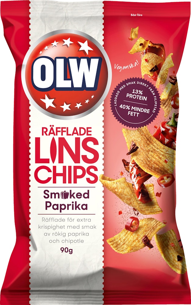 OLW Linschips Smoked Paprika Olw