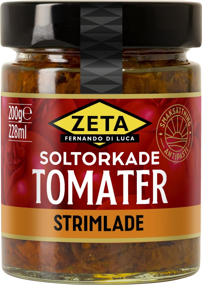 Zeta Soltorkade Tomater Strimlade 200g Zeta