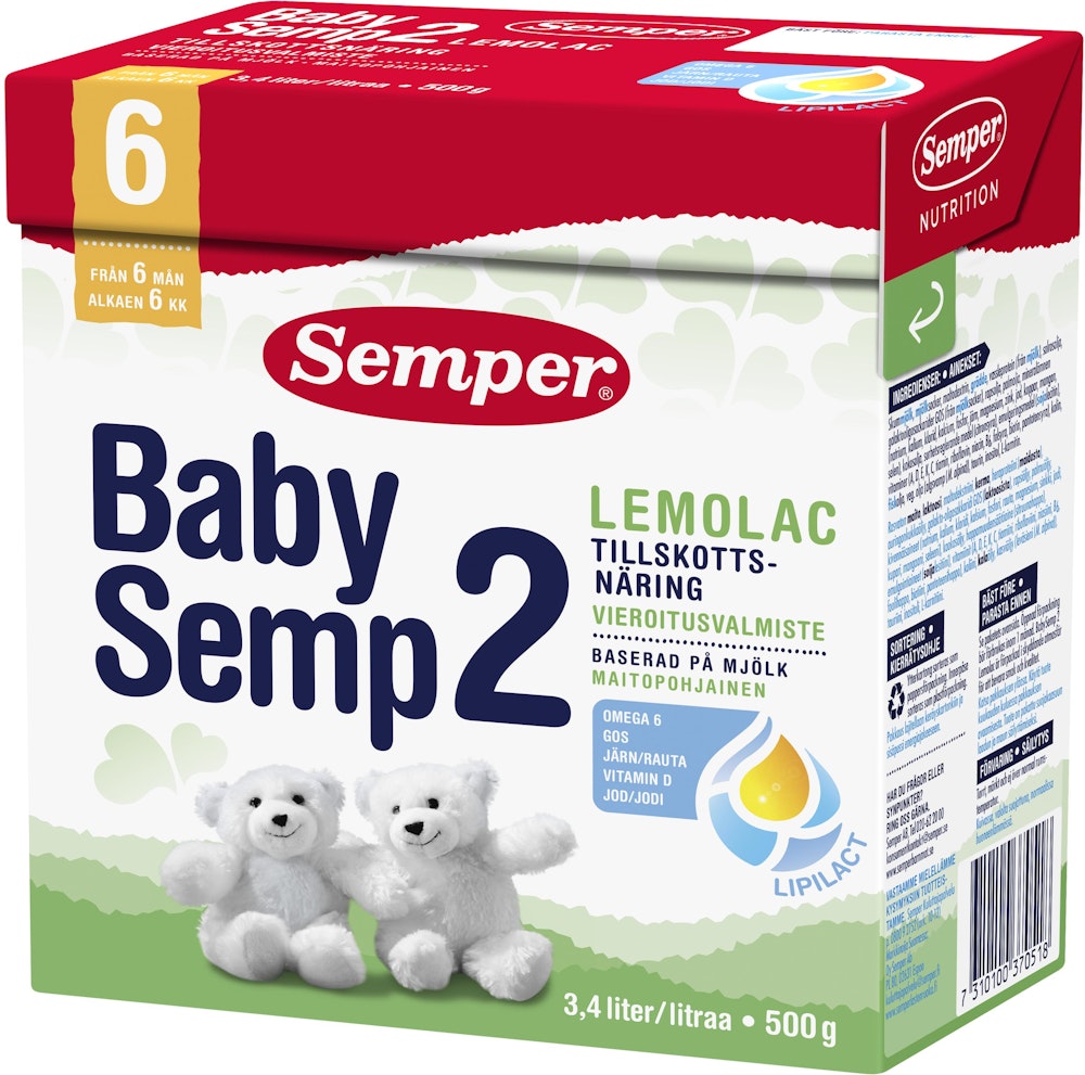 Semper BabySemp 2 Lemolac 6M Ger 3,4L Semper