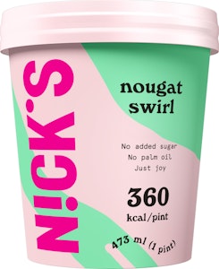 Nick's Glass Nougat Swirl 473ml Nick's