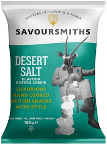 Savoursmiths Chips Desert Salt 150g Savoursmiths