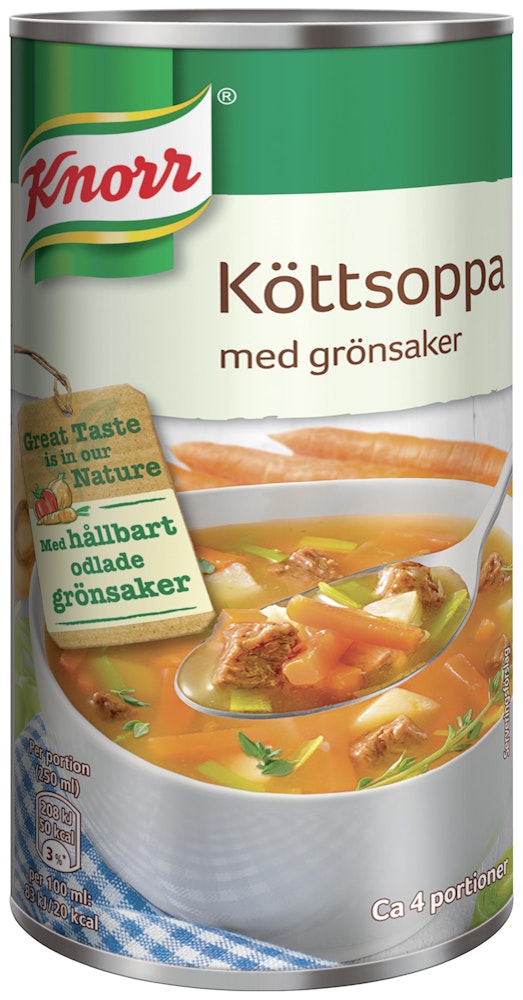 Knorr Köttsoppa med Grönsaker 540g Knorr