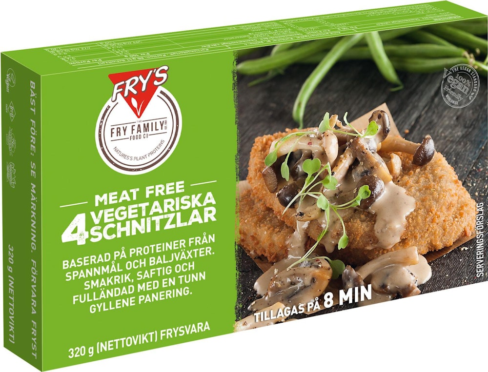 FRY's Schnitzel Vegetarisk Fryst FRY's