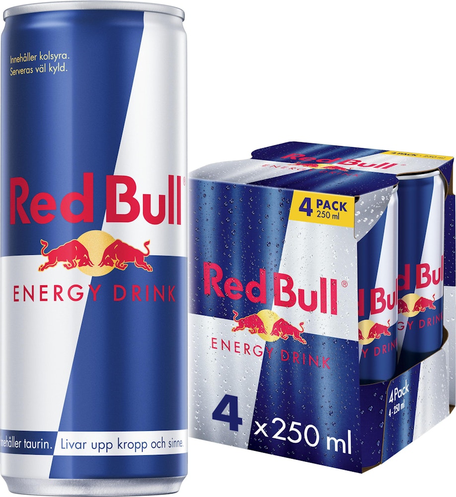 Red Bull Energidryck Original 4x250ml Red Bull