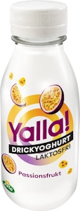 Yoggi Drickyoghurt Passionfrukt Laktosfri 0,5% 350ml Yalla