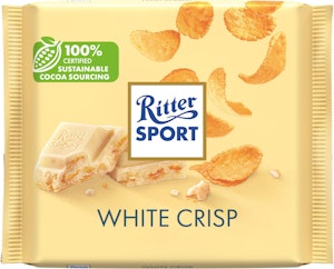 Ritter Sport Vit Choklad Crisp 100g Ritter Sport