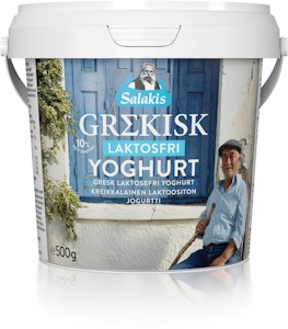 Salakis Grekisk Yoghurt Laktosfri 10% 500g Salakis
