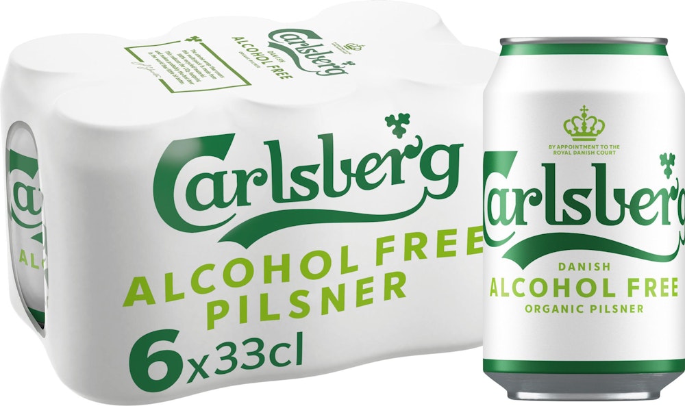 Carlsberg Öl Alkoholfri EKO 0,5% 6x33cl Carlsberg