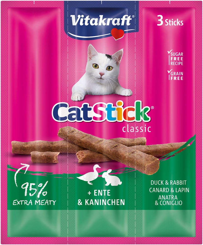 Vitakraft Catsticks Anka/Kanin 3-p Vitakraft