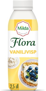 Flora Vaniljvisp Laktosfri 2,5dl