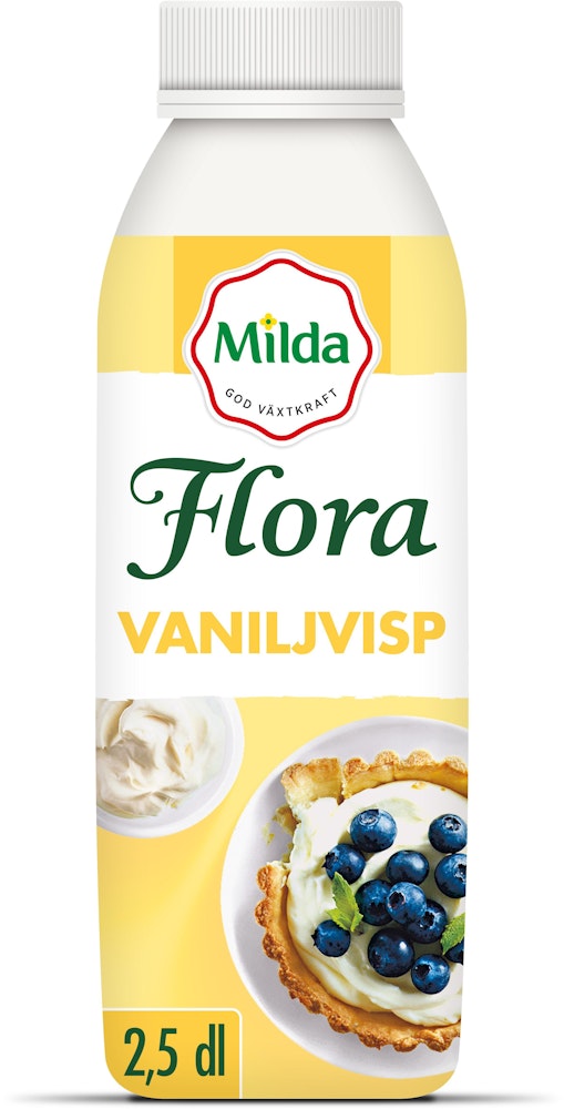 Flora Vaniljvisp Laktosfri 2,5dl