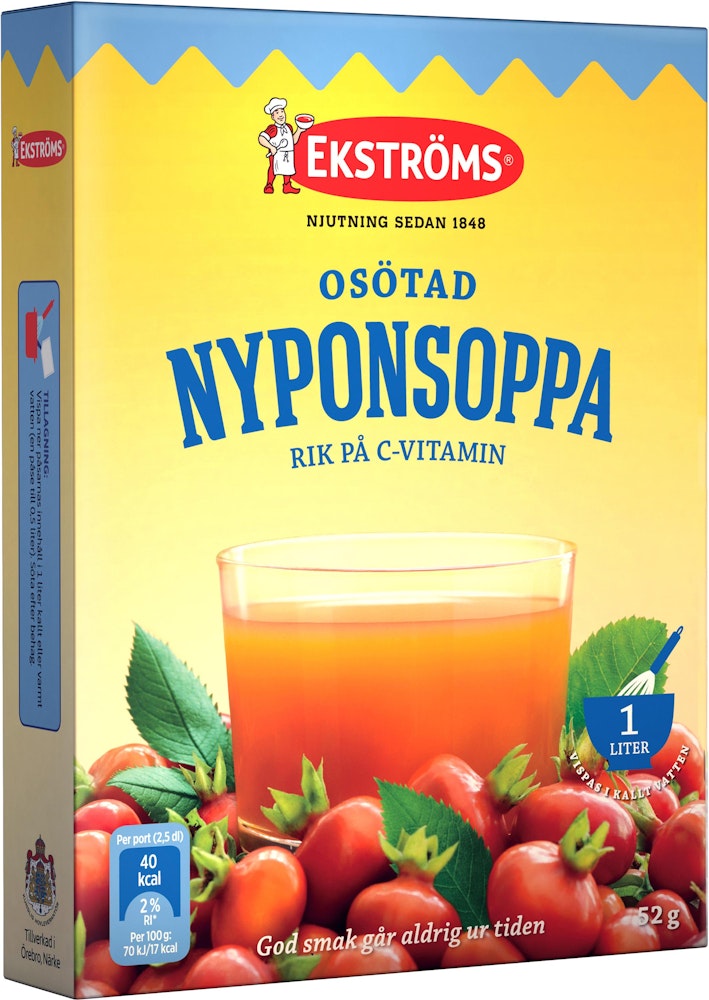Ekströms Nyponsoppa Osötad Ekströms