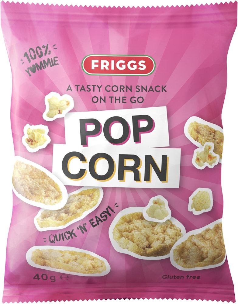 Friggs Majssnacks Popcorn 40g Friggs