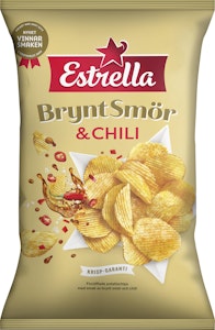 Estrella Chips Brynt Smör & Chili 275g Estrella