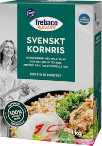 Frebaco Kvarn Kornris Svenskt 1kg Frebaco Kvarn