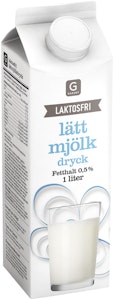 Garant Lätt Mjölkdryck Laktosfri 0,5% 1L Garant