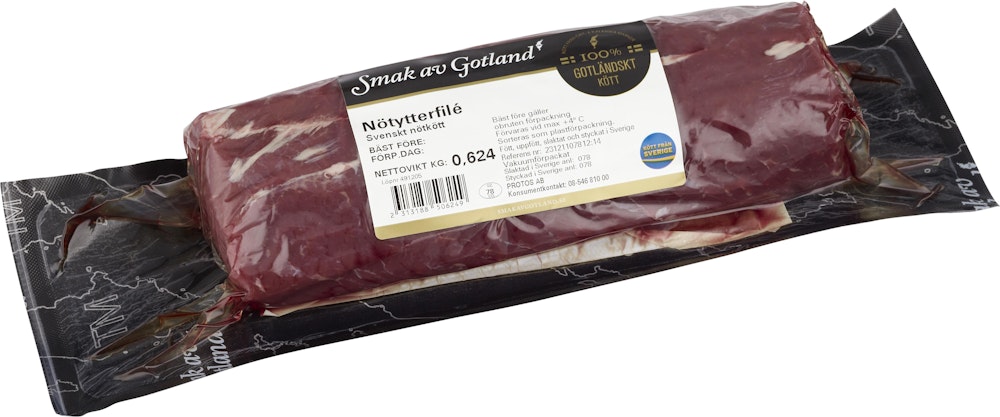Smak av Gotland Nötytterfilé ca