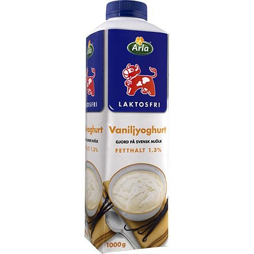 Arla Yoghurt Laktosfri Vanilj 1,3% 1L Arla