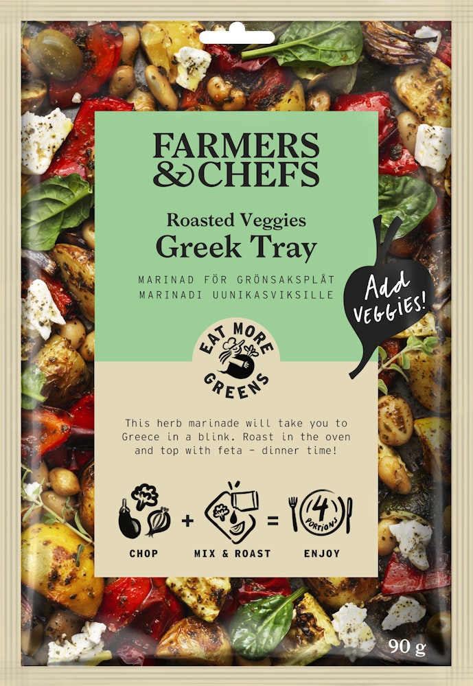 Farmers & Chefs Kryddmix Greek Tray 90g Farmers & Chefs