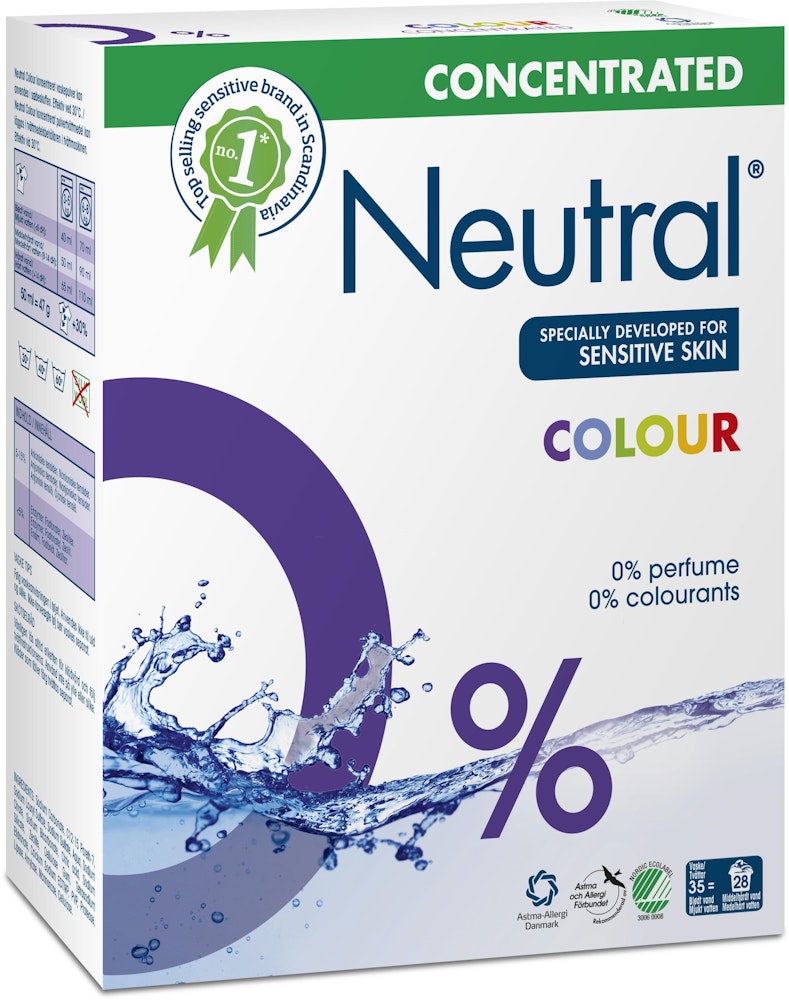 Neutral Tvättmedel Color Parfymfri Neutral