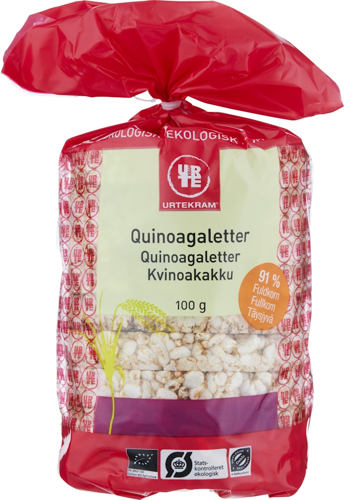 Urtekram Galetter Riskakor Quinoa EKO Urtekram