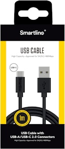 Smartline Laddkabel USB-C 1m