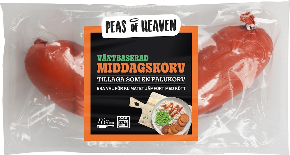 Peas of Heaven Vegansk Middagskorv 350g Peas of Heaven