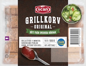 Scan Grillkorv Original 60%