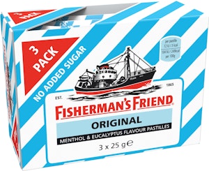 Fisherman's Friend Original Sockerfri 3x25g