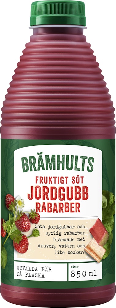 Brämhults Jordgubb-Rabarber Dryck Brämhults