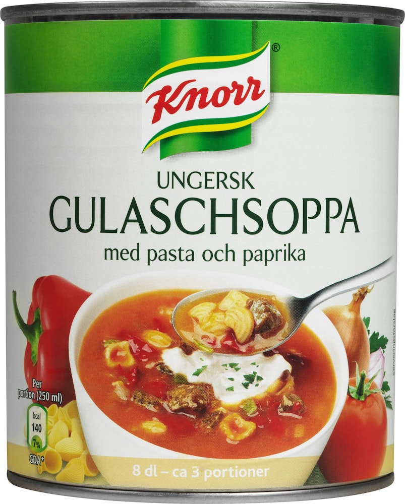 Knorr Ungersk Gulaschsoppa 830g Knorr