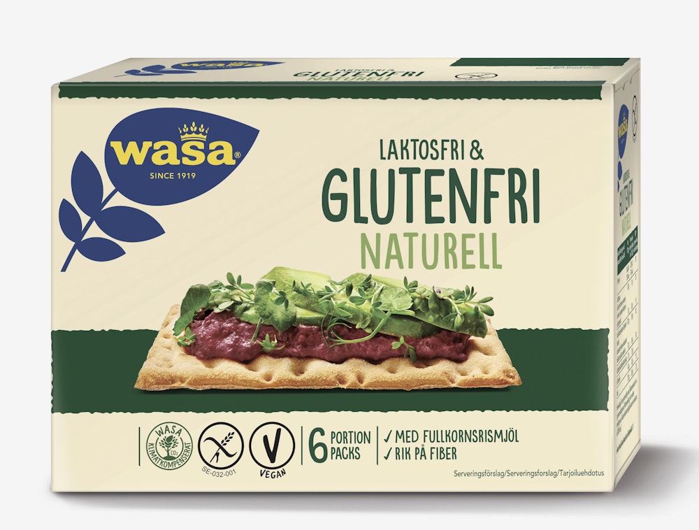 Wasa Knäckebröd Laktos- & Glutenfritt 240g Wasa