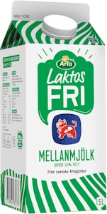 Arla Ko Mellanmjölk Laktosfri 1,5% 1,5L Arla