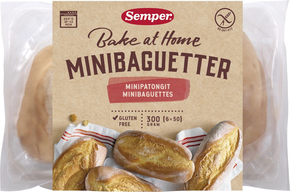 Semper Minibaguetter Glutenfri 300g Semper