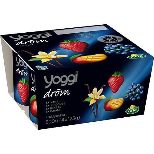 Yoggi Yoghurt Dröm Mix 4x Arla