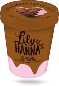 Lily & Hanna Glass Chocolate Love Energy Vegansk EKO 465ml Lily & Hanna's