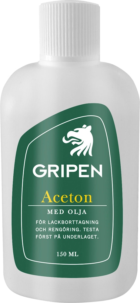 Gripen Aceton med olja 150ml Gripen